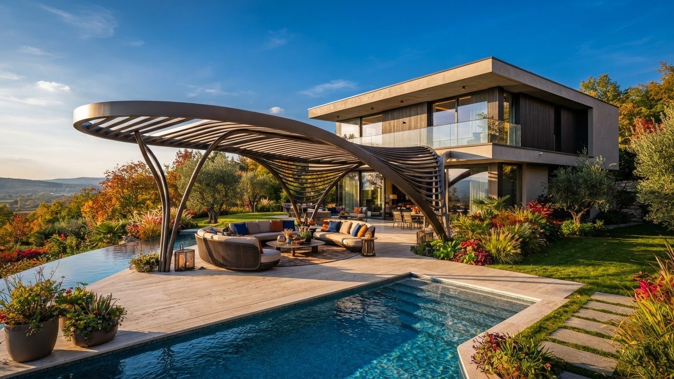 Pergola & Patio Concept 27 — large format concept visual