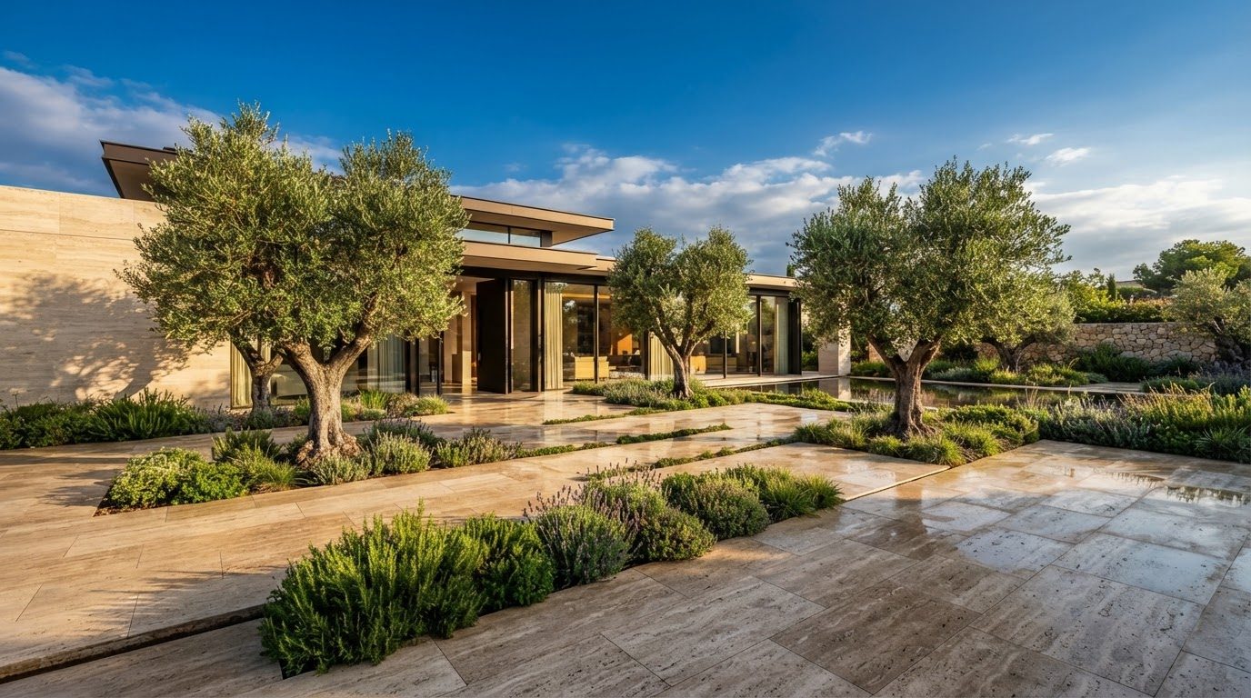 Futuristic Front Yard Concept 39 — large format concept visual