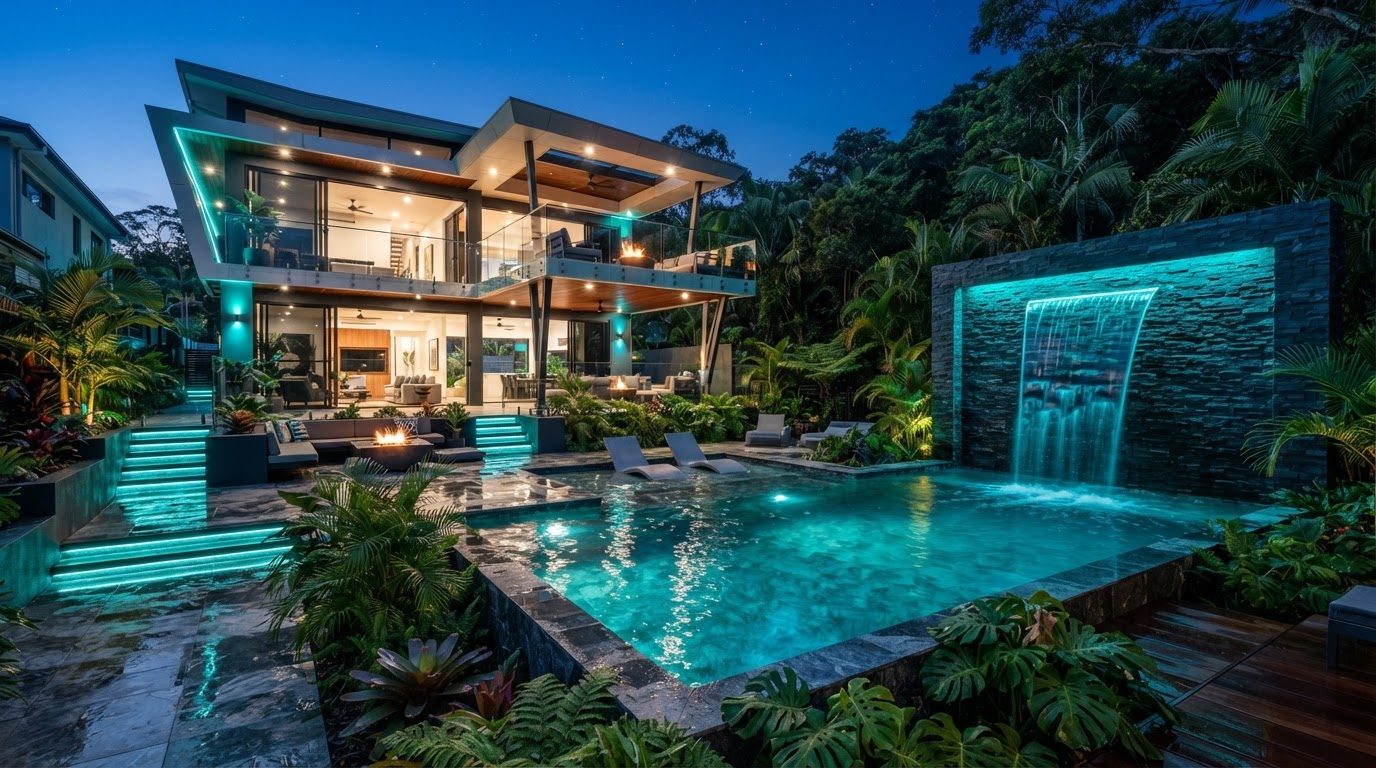 Futuristic Backyard Concept 18 — large format concept visual