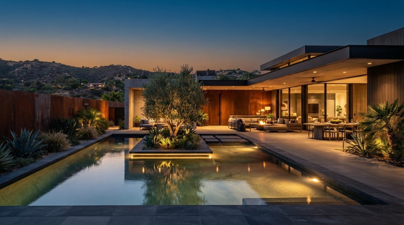Futuristic Backyard Concept 15 — large format concept visual