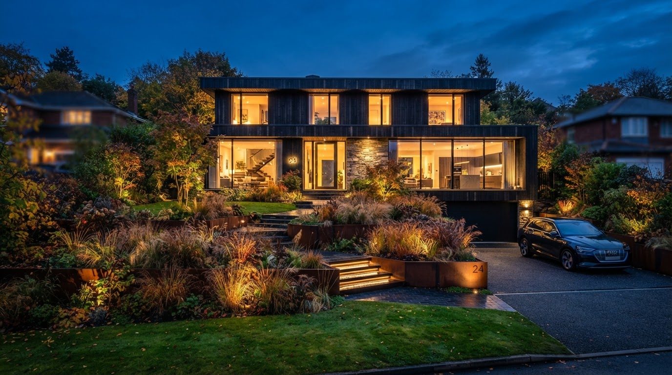 Futuristic Front Yard Concept 32 — large format concept visual