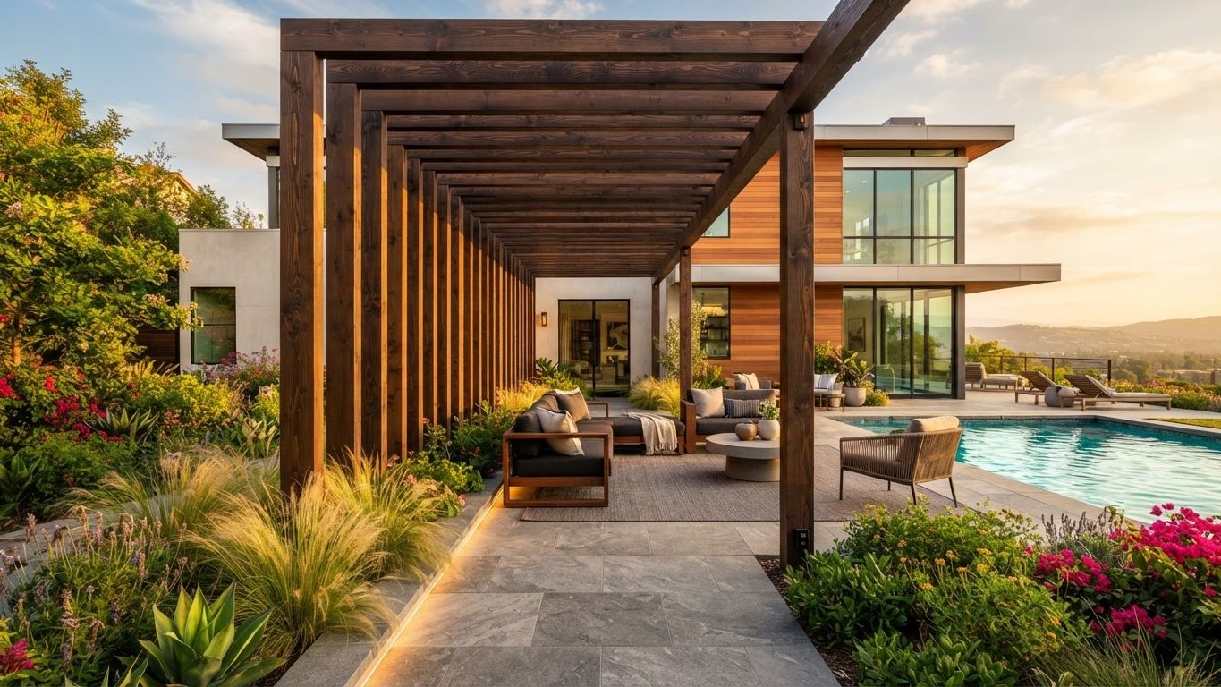 Pergola & Patio Concept 14 — large format concept visual