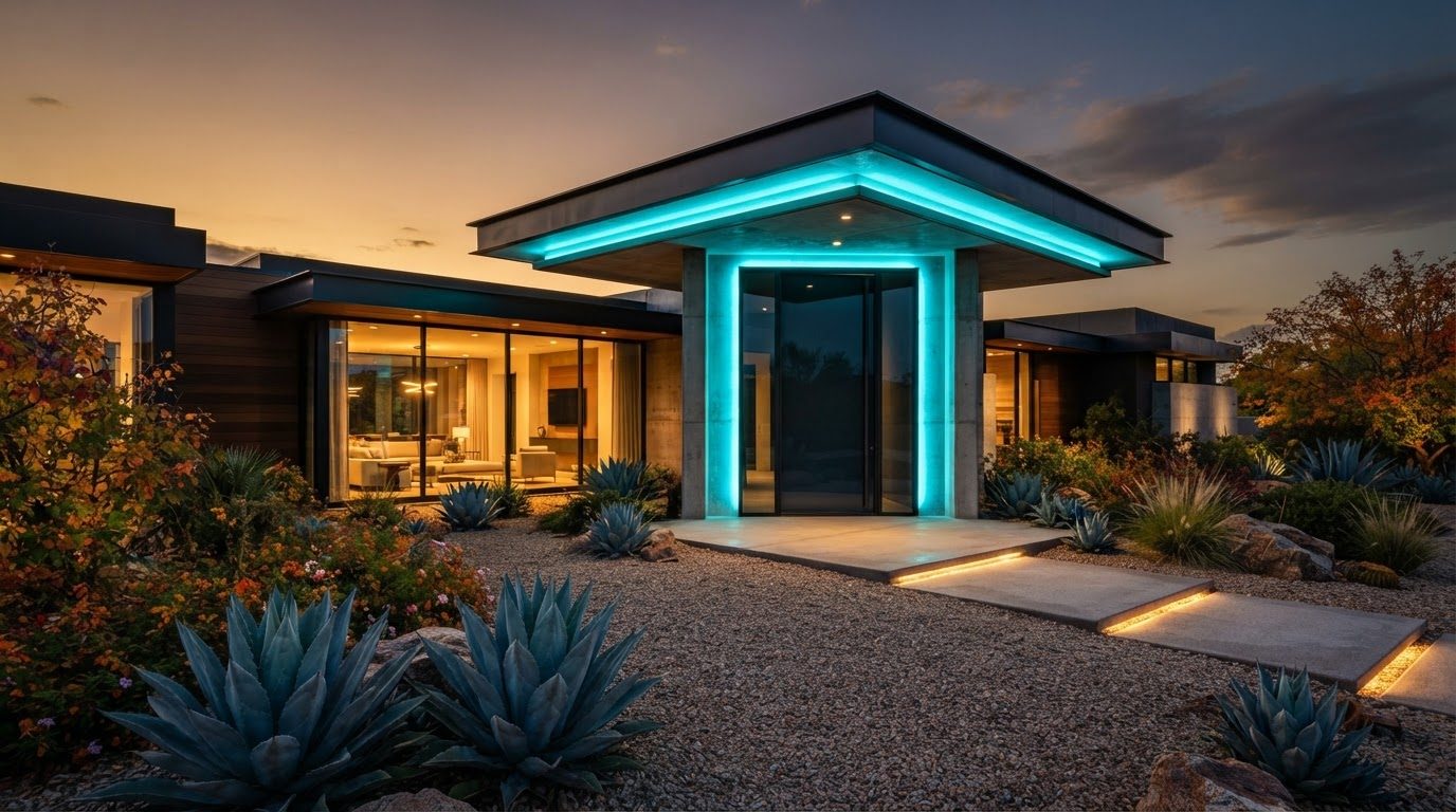 Futuristic Front Yard Concept 25 — large format concept visual