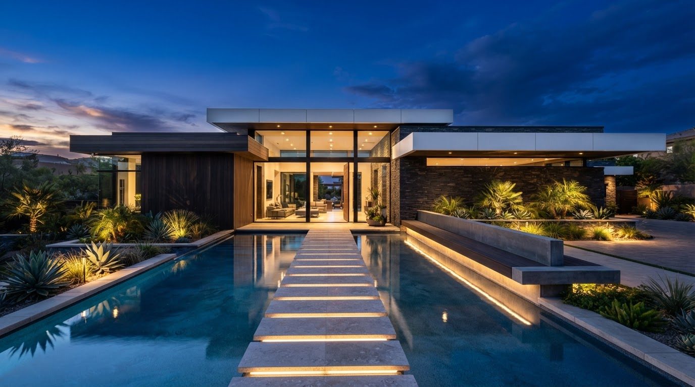 Futuristic Front Yard Concept 11 — large format concept visual