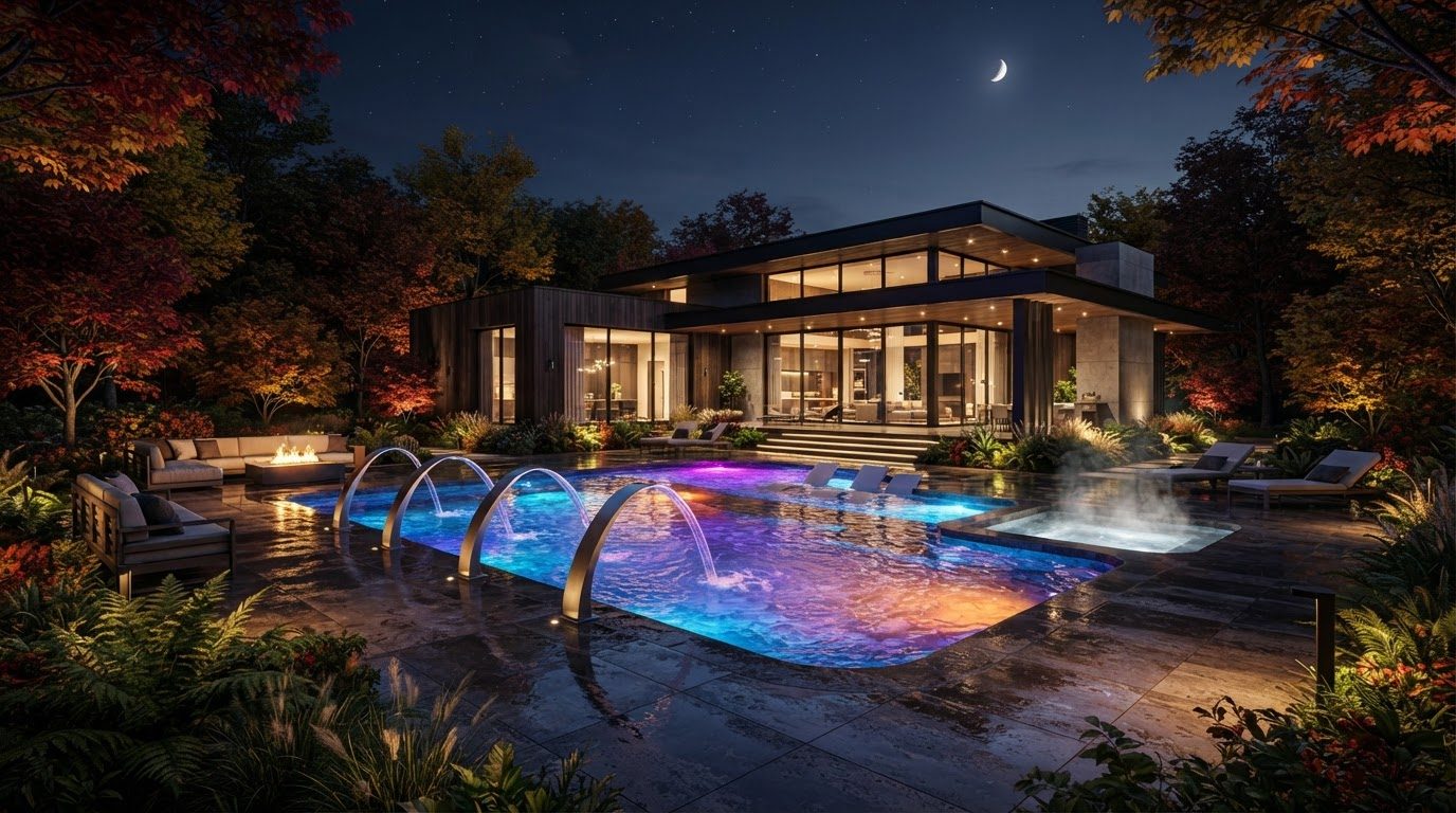 Futuristic Backyard Concept 40 — large format concept visual
