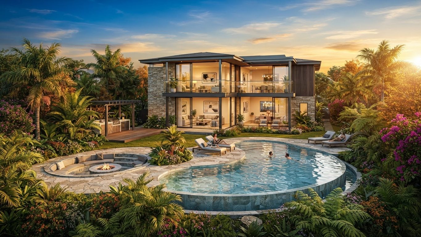 Modern Swimming Pool Concept 23 — large format concept visual