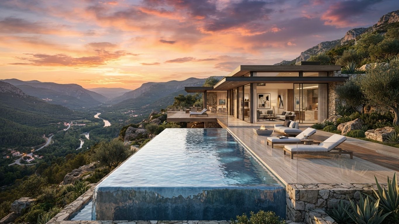 Modern Swimming Pool Concept 05 — large format concept visual