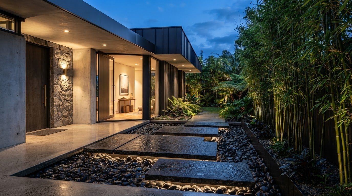 Futuristic Front Yard Concept 15 — large format concept visual