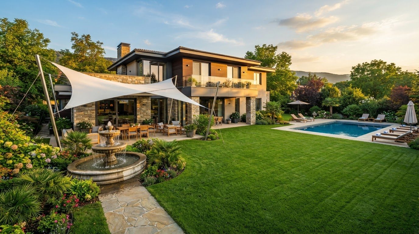 Futuristic Backyard Concept 13 — large format concept visual