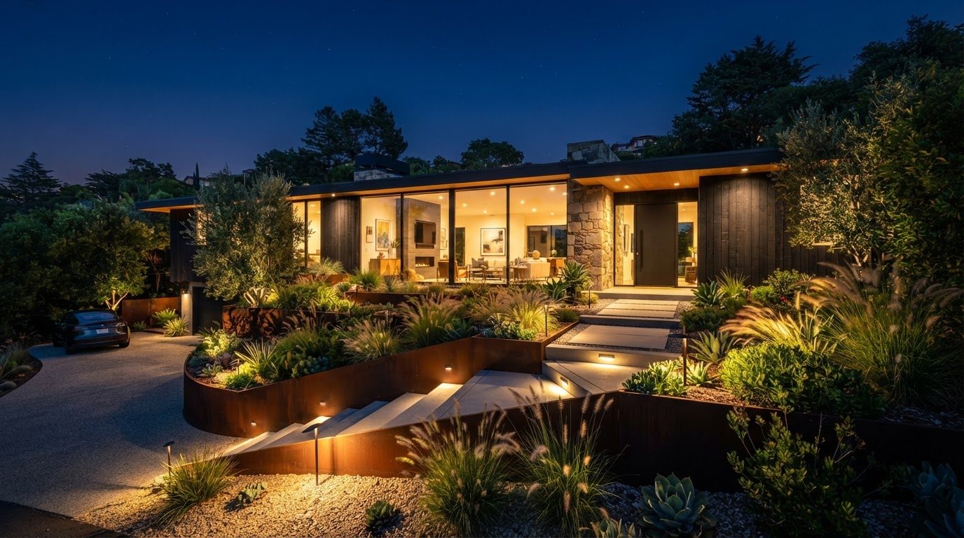 Futuristic Front Yard Concept 12 — large format concept visual