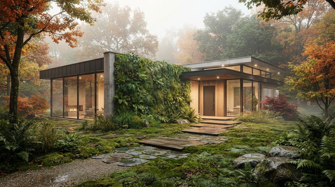 Futuristic Front Yard Concept 26 — large format concept visual