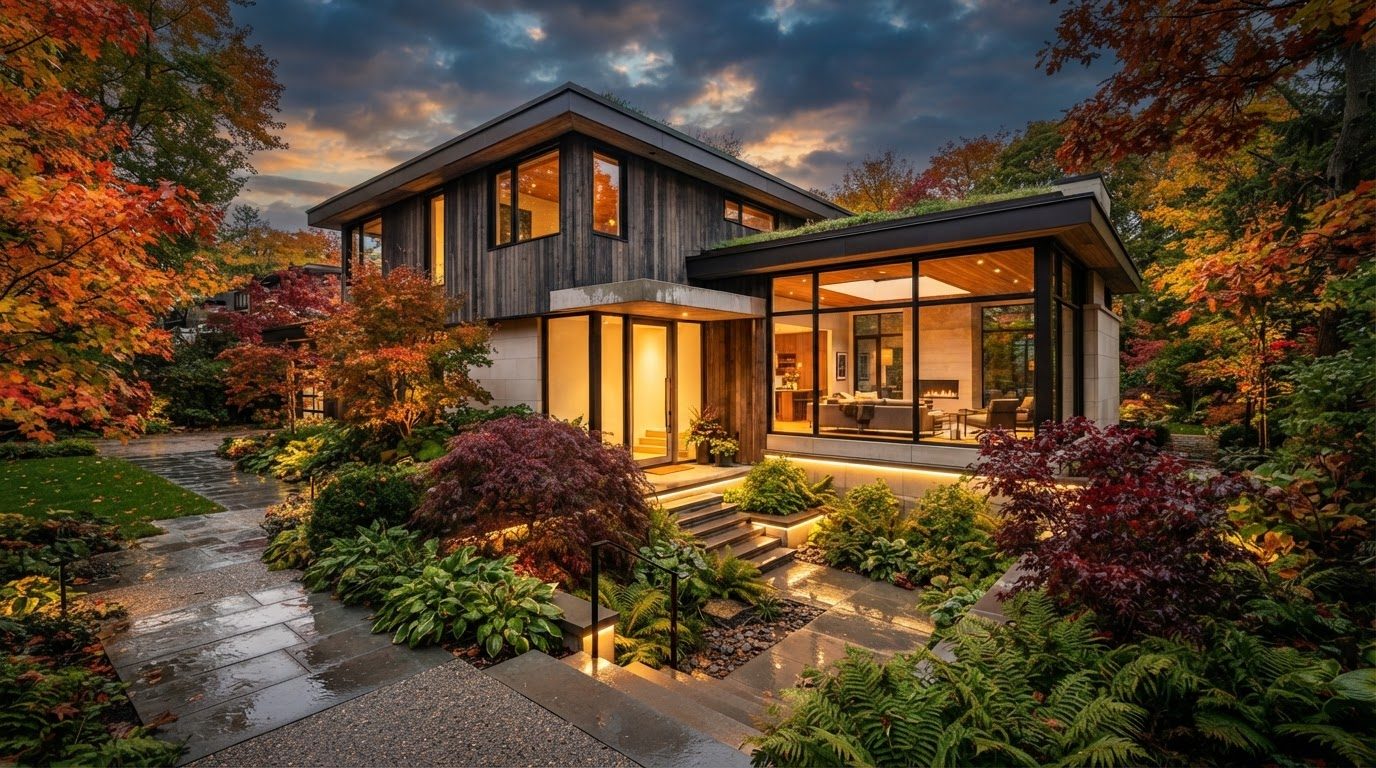 Futuristic Front Yard Concept 37 — large format concept visual