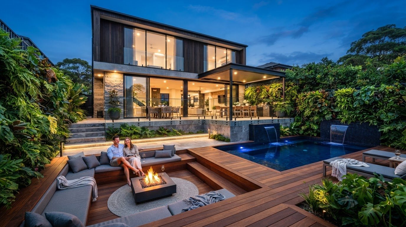 Futuristic Backyard Concept 04 — large format concept visual
