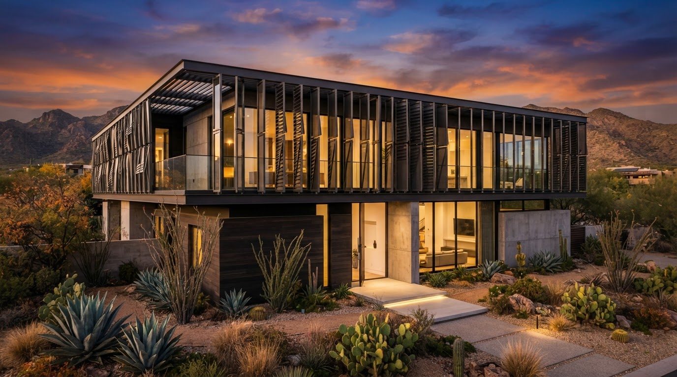 Futuristic Front Yard Concept 38 — large format concept visual