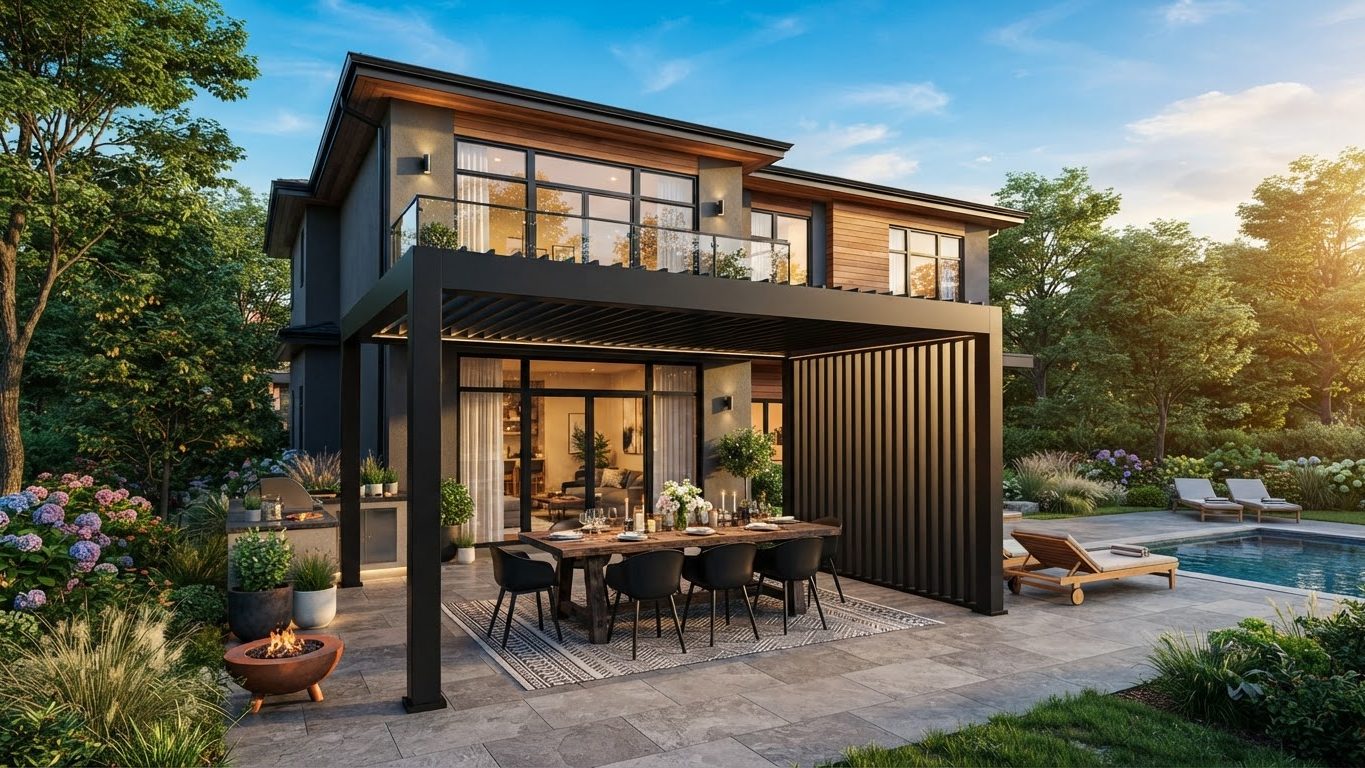 Pergola & Patio Concept 18 — large format concept visual