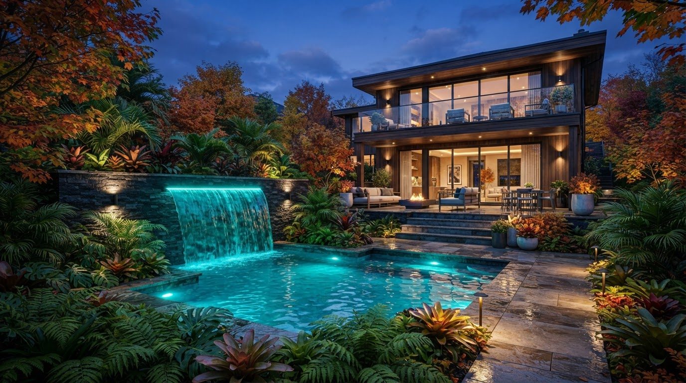 Futuristic Backyard Concept 38 — large format concept visual