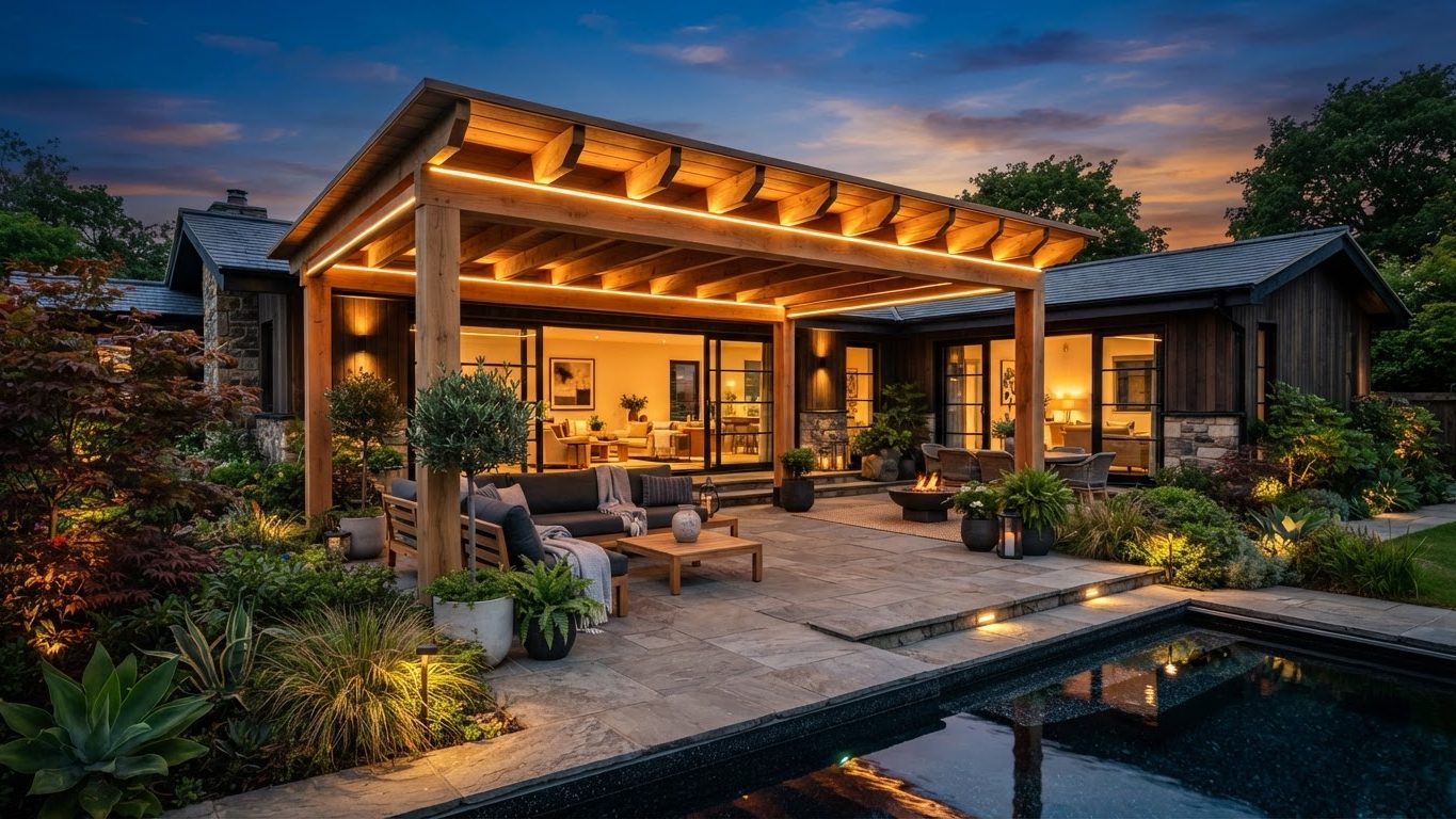Pergola & Patio Concept 01 — large format concept visual