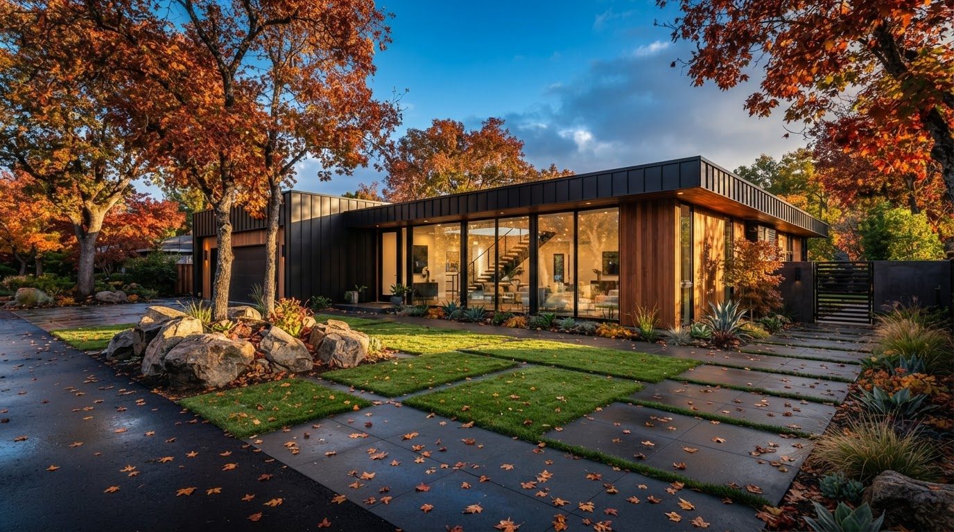 Futuristic Front Yard Concept 30 — large format concept visual