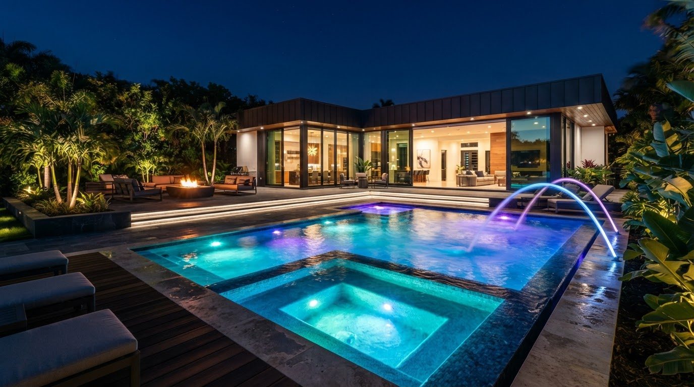 Futuristic Backyard Concept 20 — large format concept visual