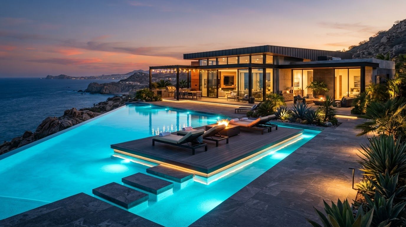 Futuristic Backyard Concept 01 — large format concept visual
