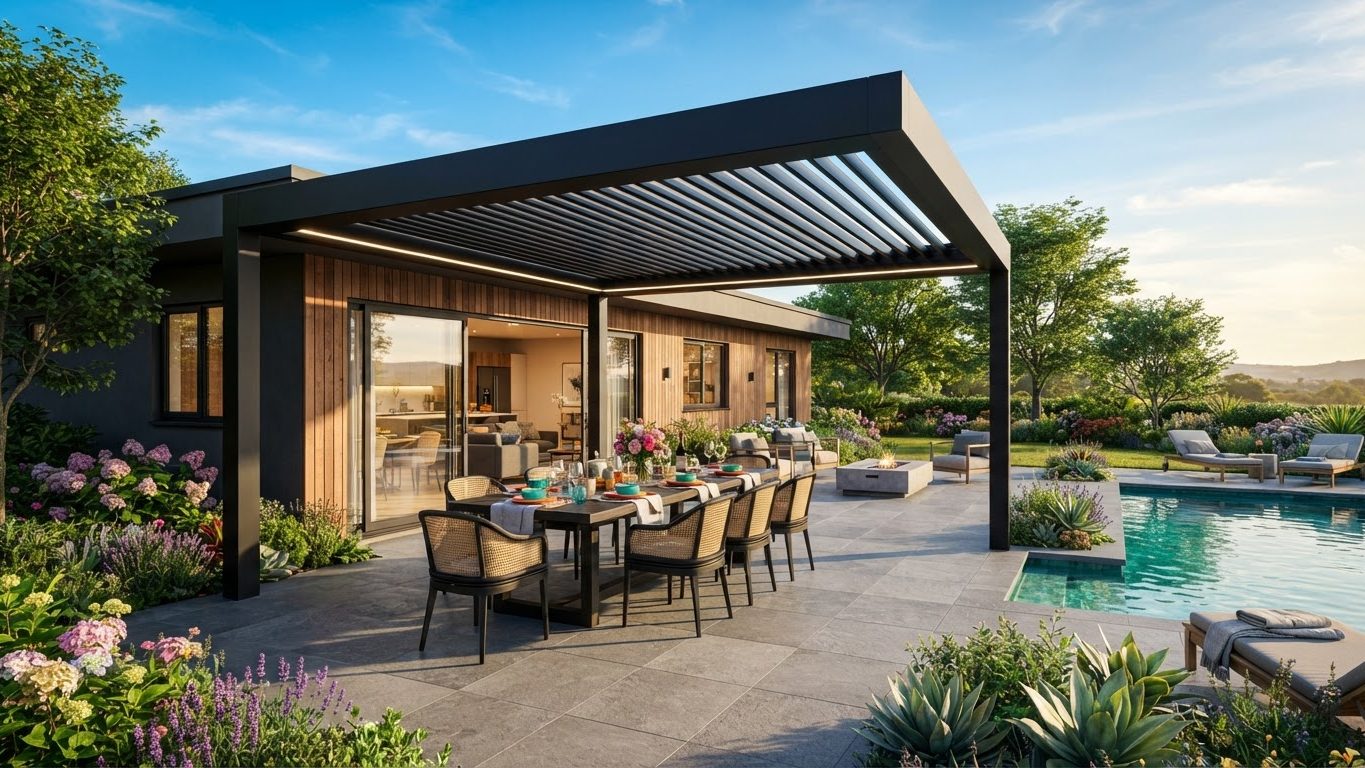 Pergola & Patio Concept 02 — large format concept visual