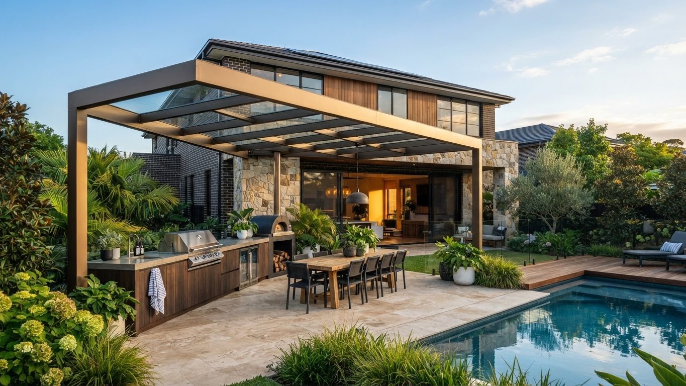Pergola & Patio Concept 13 — large format concept visual