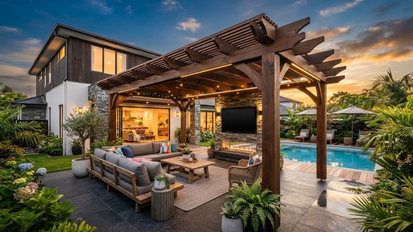 Pergola & Patio Concept 19 — large format concept visual