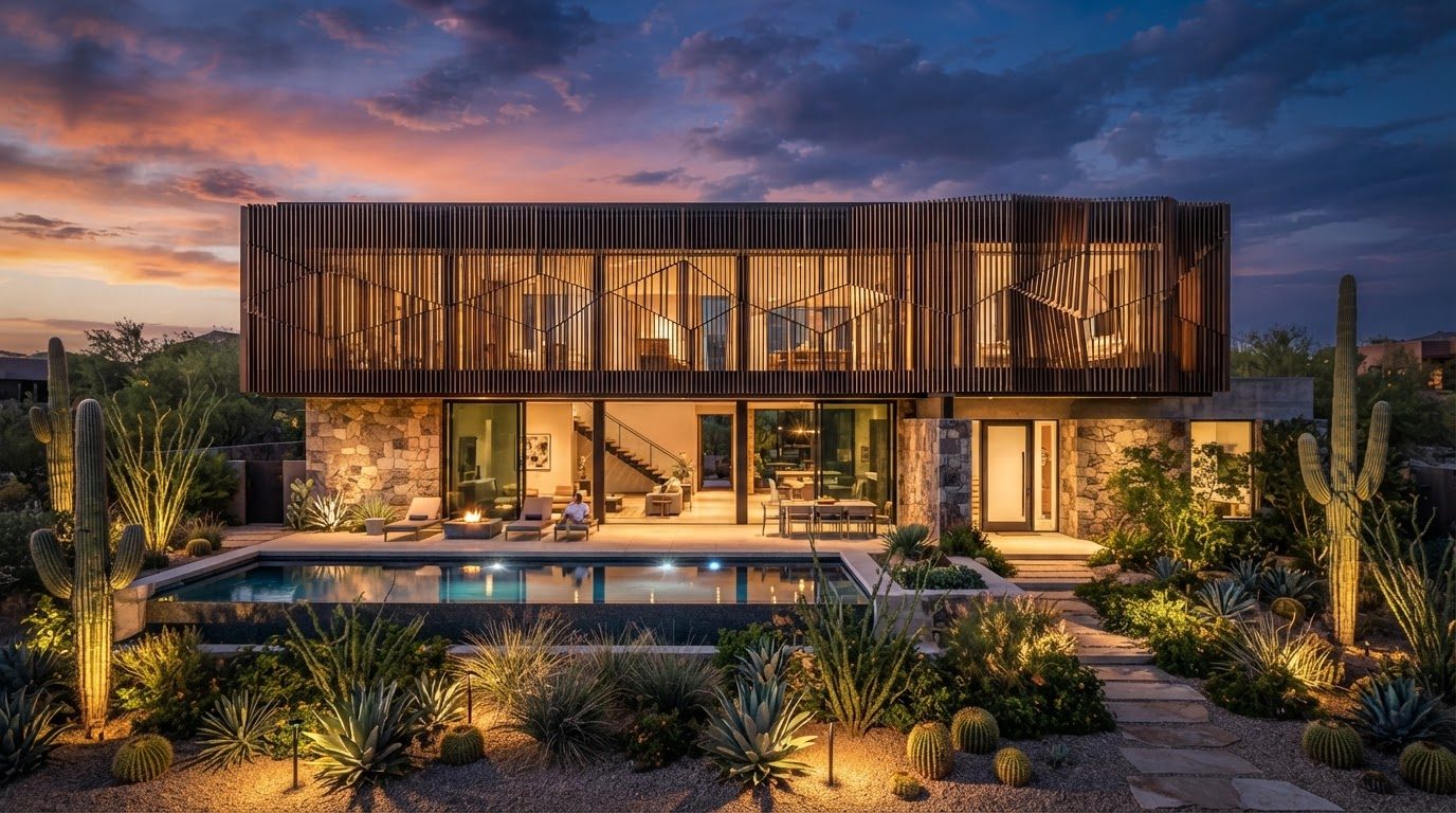 Futuristic Front Yard Concept 18 — large format concept visual