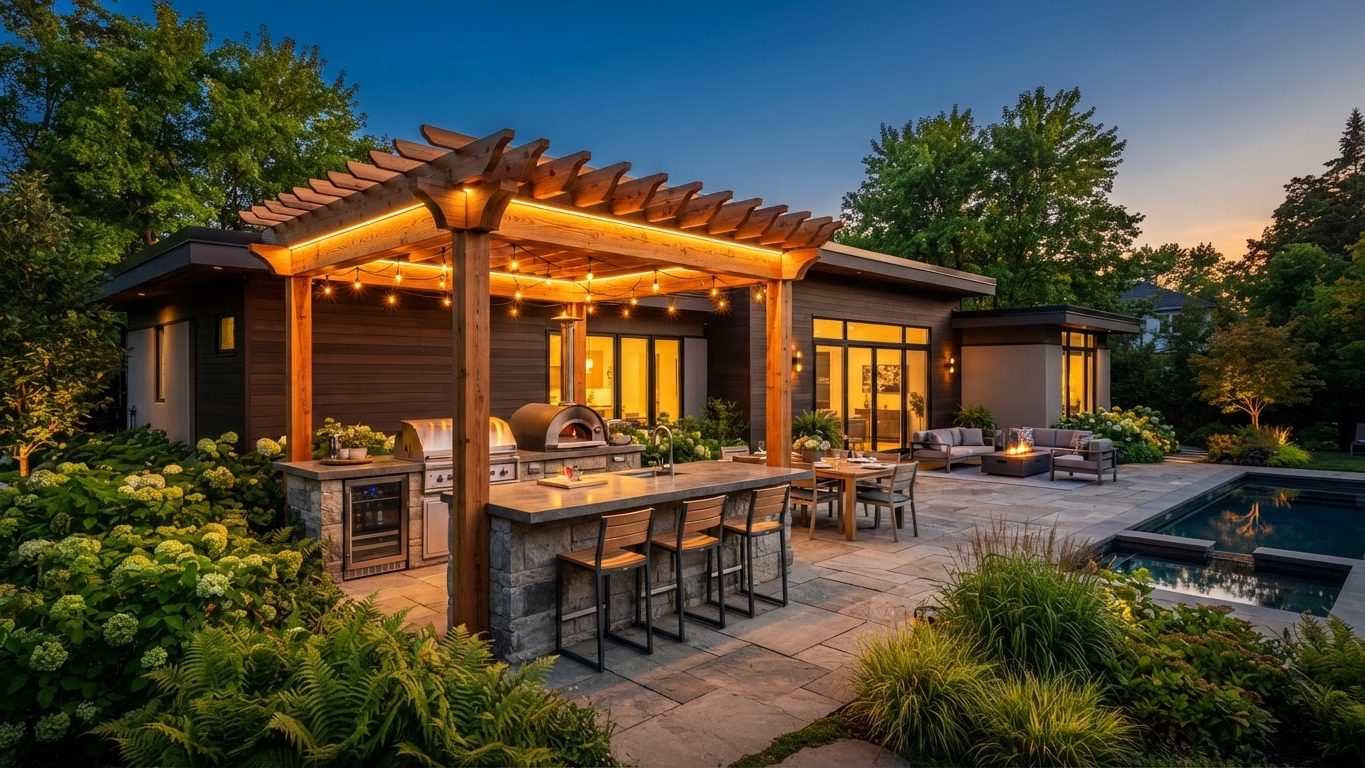 Pergola & Patio Concept 25 — large format concept visual