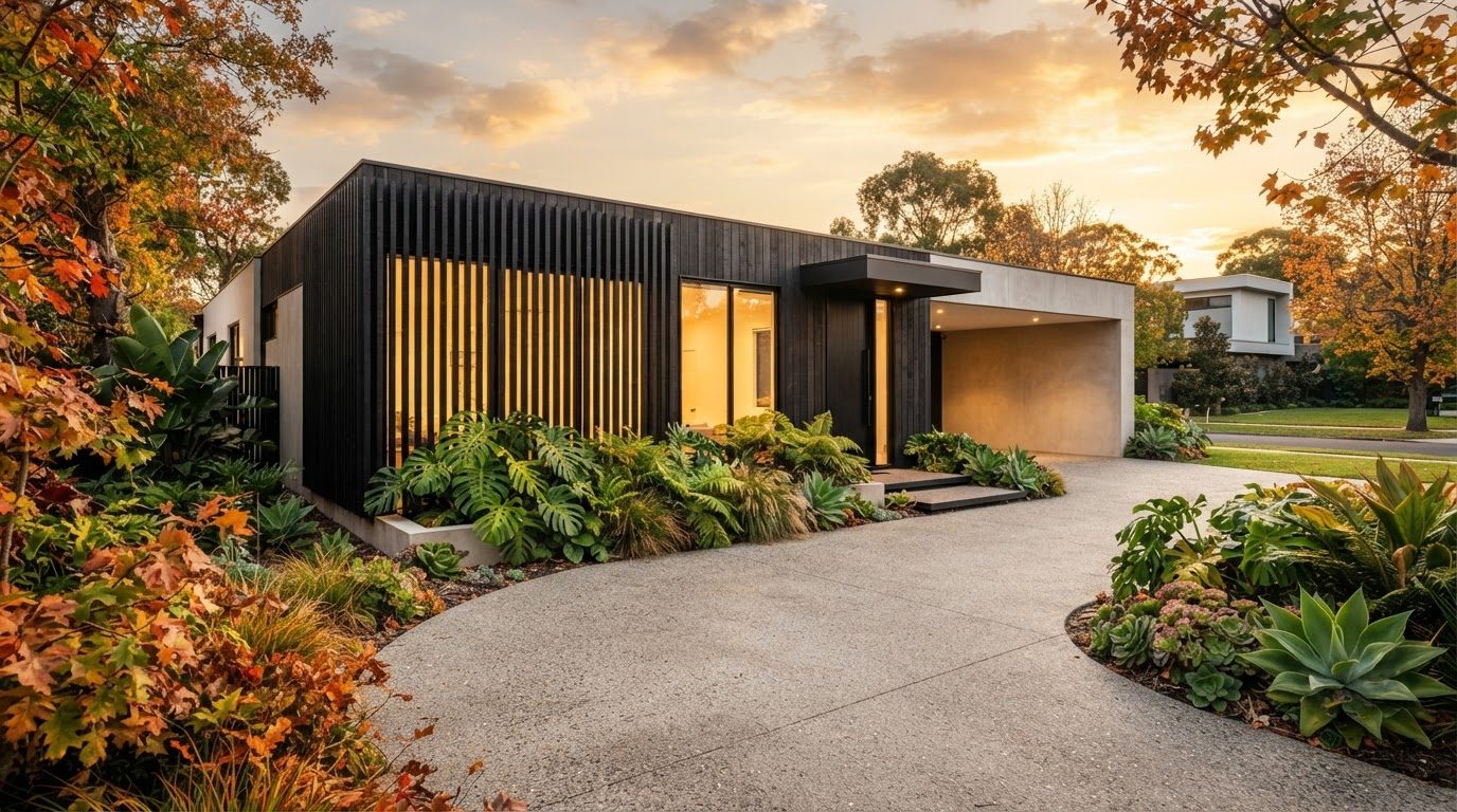 Futuristic Front Yard Concept 24 — large format concept visual