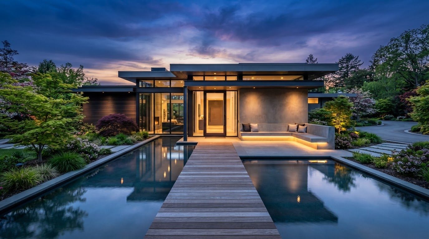 Futuristic Front Yard Concept 31 — large format concept visual