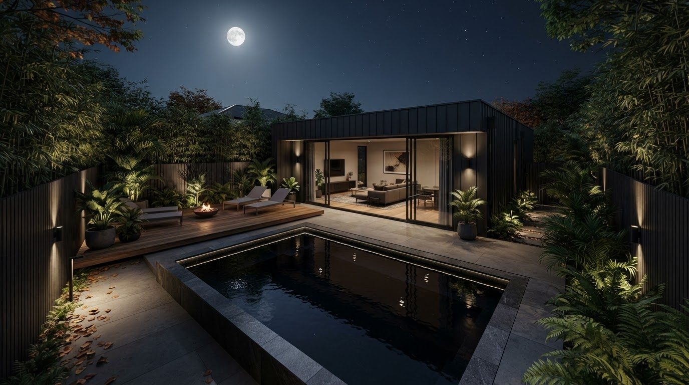 Futuristic Backyard Concept 31 — large format concept visual