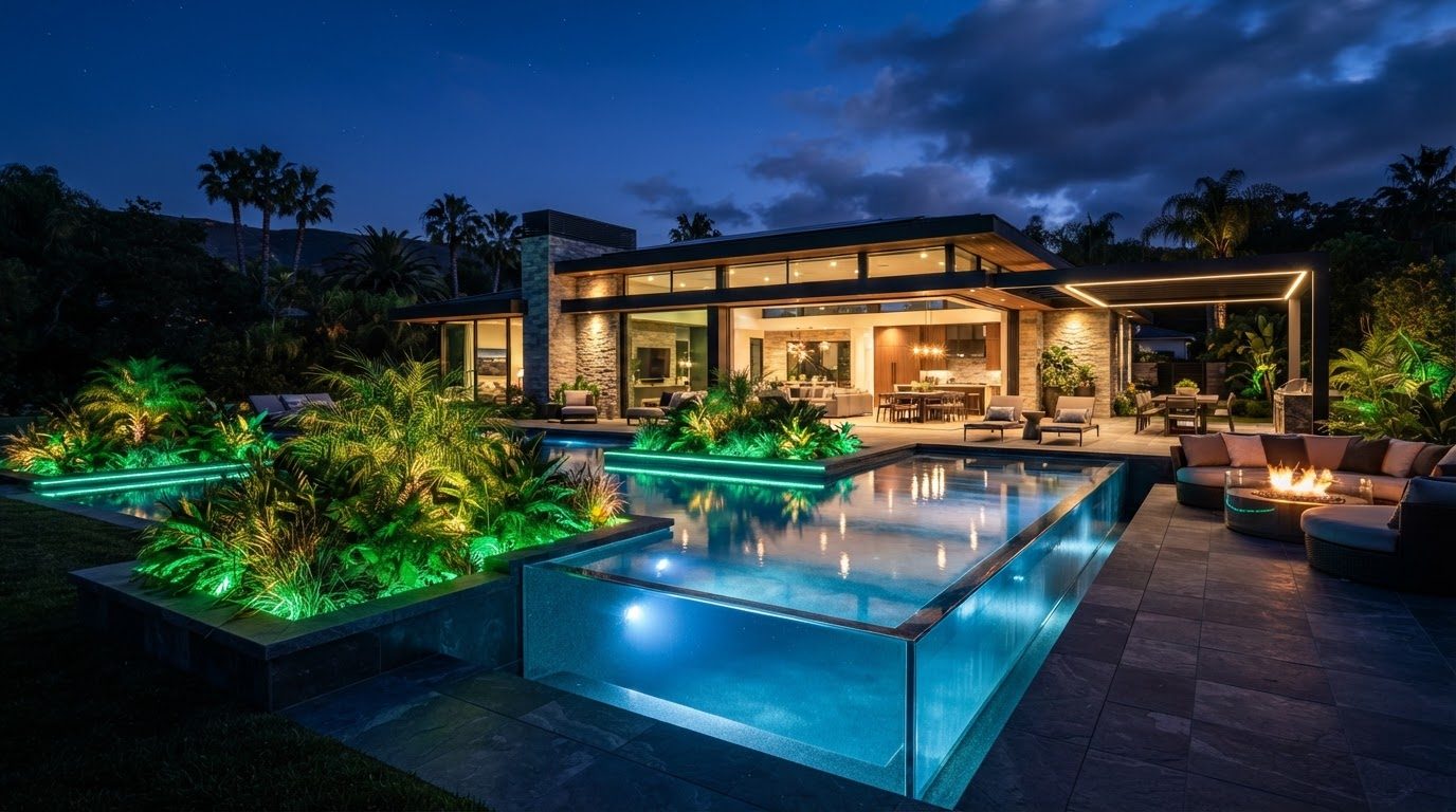Futuristic Backyard Concept 10 — large format concept visual