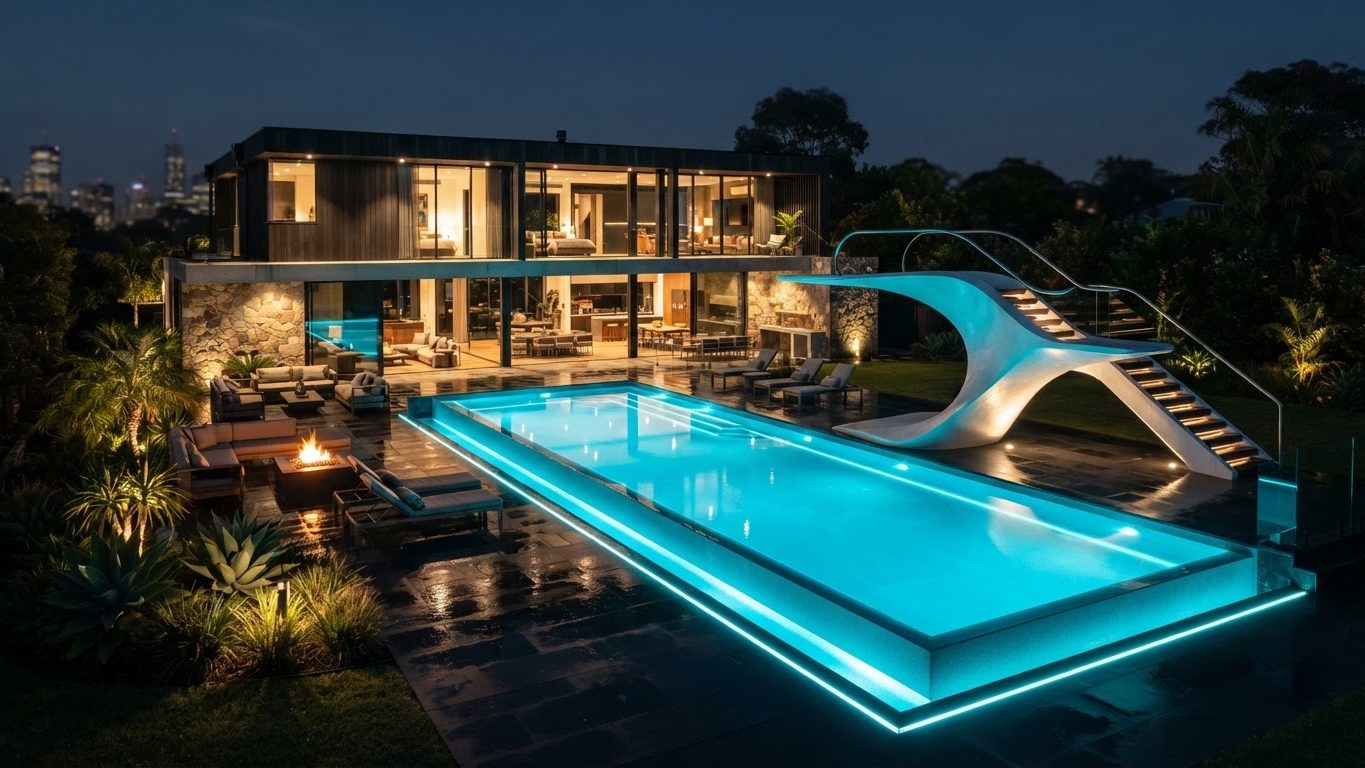 Modern Swimming Pool Concept 19 — large format concept visual