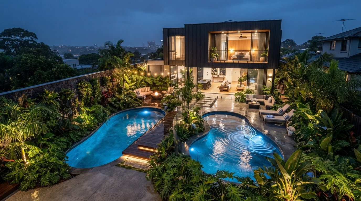 Futuristic Backyard Concept 23 — large format concept visual