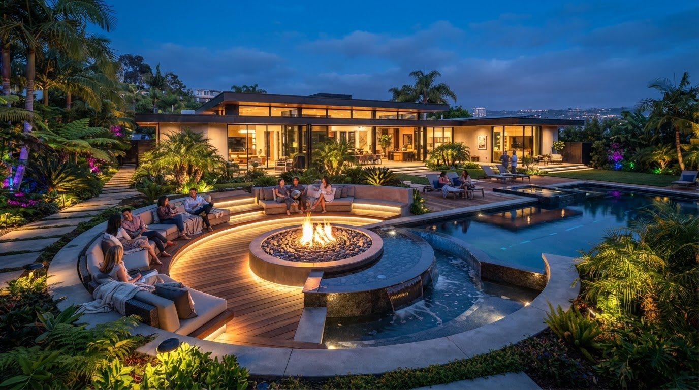Futuristic Backyard Concept 12 — large format concept visual