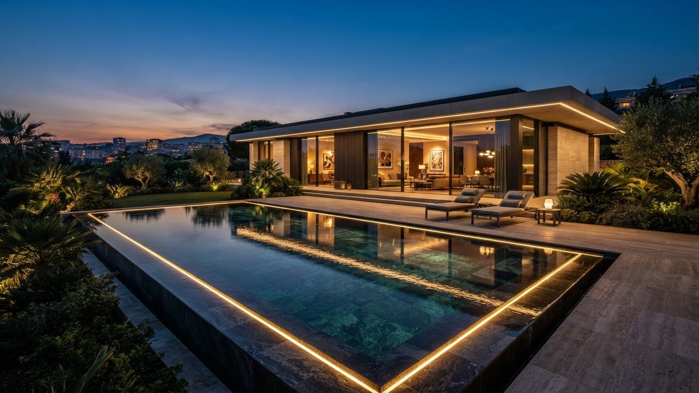 Modern Swimming Pool Concept 01 — large format concept visual