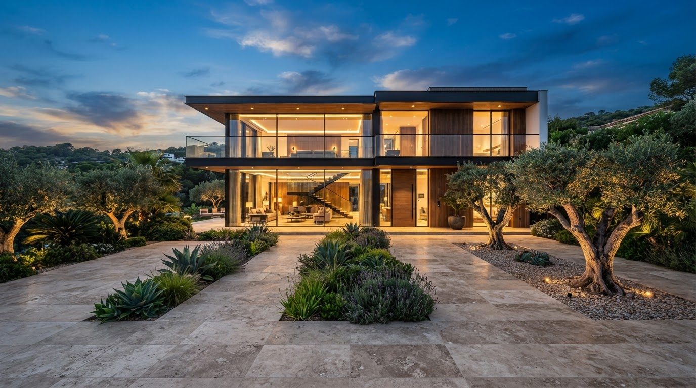 Futuristic Front Yard Concept 19 — large format concept visual