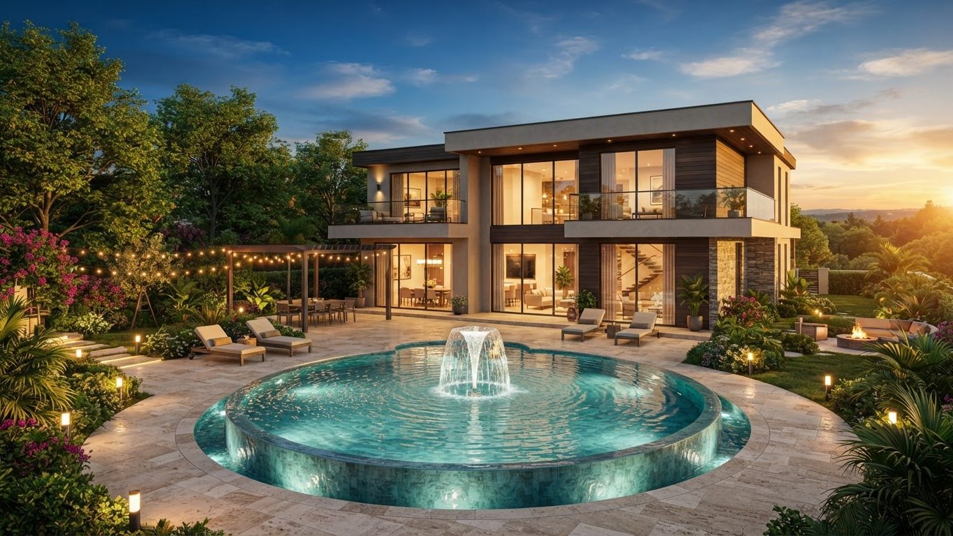 Modern Swimming Pool Concept 28 — large format concept visual