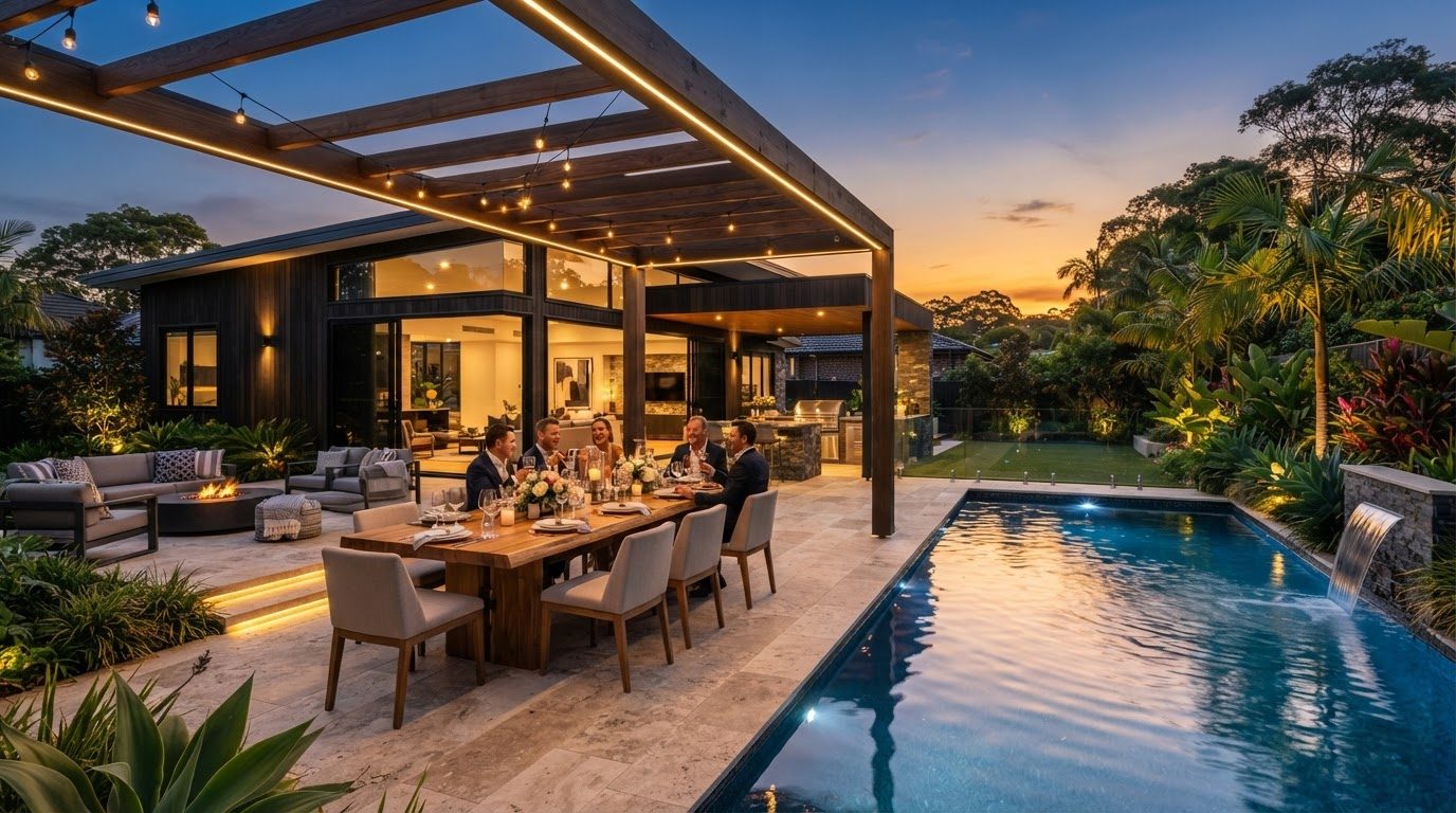 Futuristic Backyard Concept 17 — large format concept visual