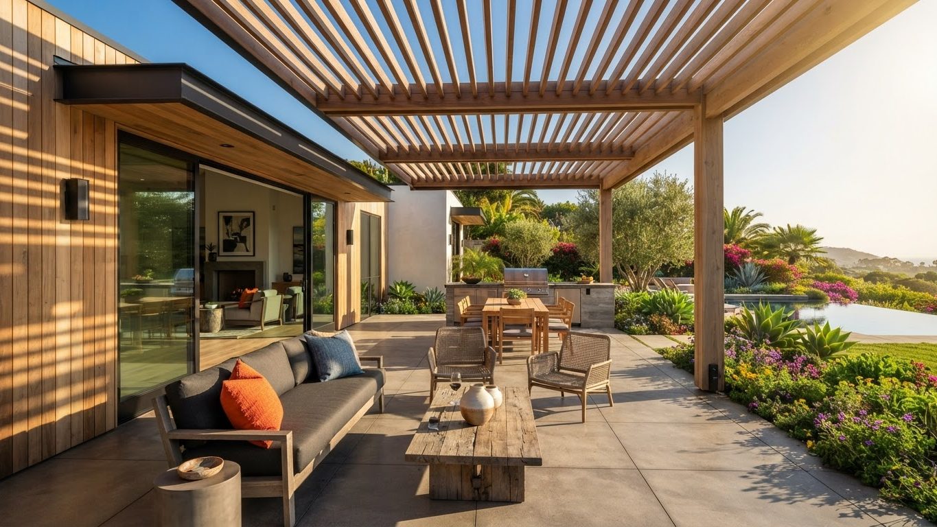 Pergola & Patio Concept 12 — large format concept visual