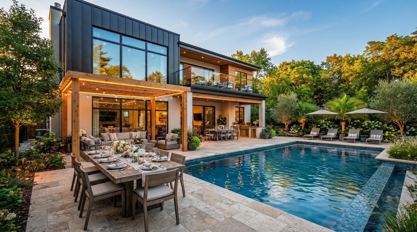 Futuristic Backyard Concept 37 — large format concept visual