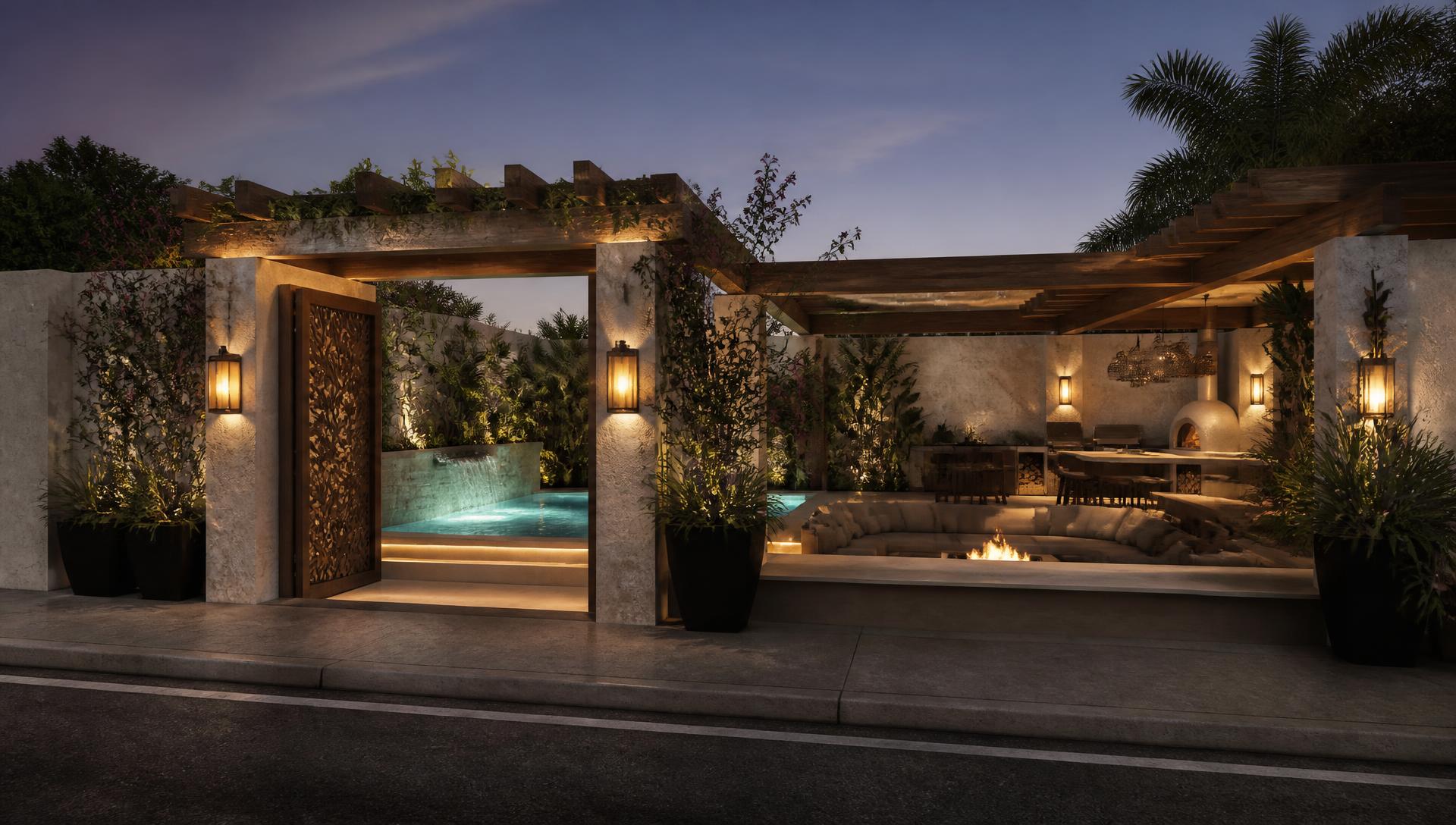 B3 Left Home Designs design concept visualisation photo modern home and garden. Images and Photos created by www.house-and-garden-designs.com
