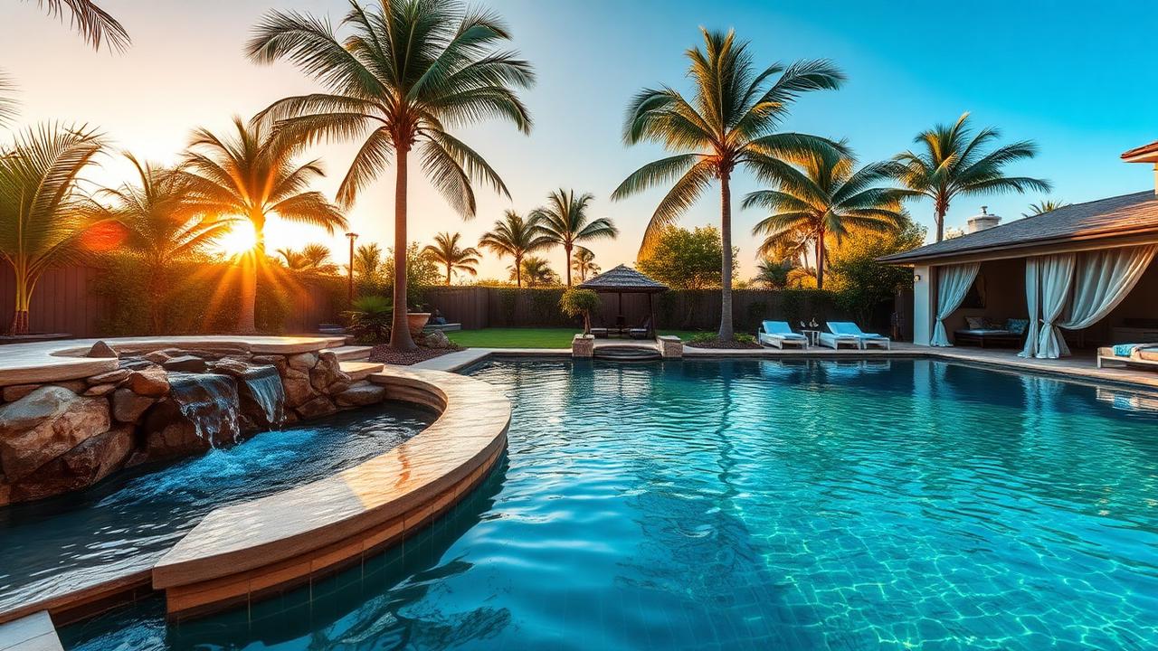 Back Swim Home Designs design concept visualisation photo modern home and garden. Images and Photos created by www.house-and-garden-designs.com