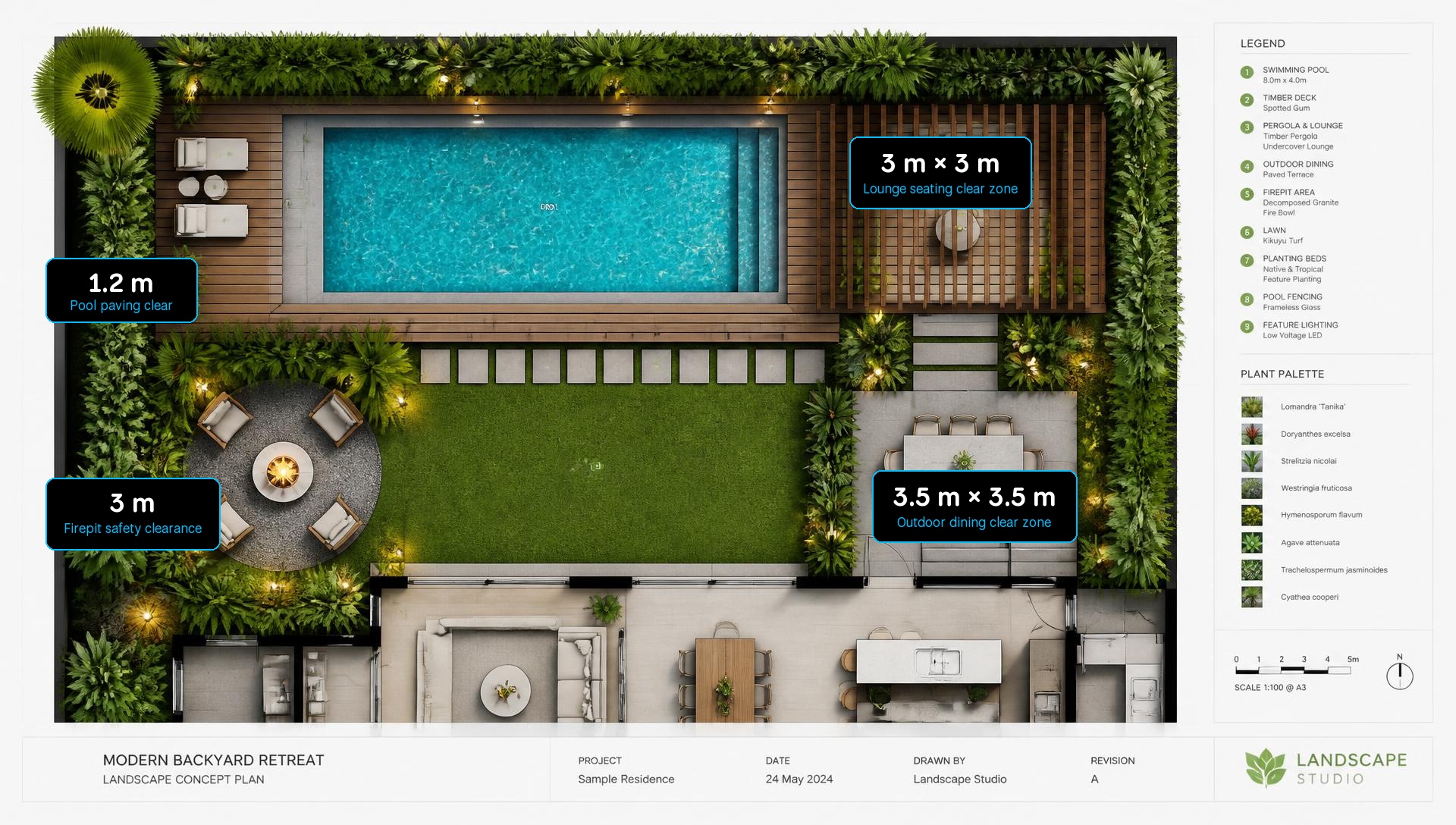 Backyard Home Designs design concept visualisation photo modern home and garden landscaping. Images and Photos created by www.house-and-garden-designs.com