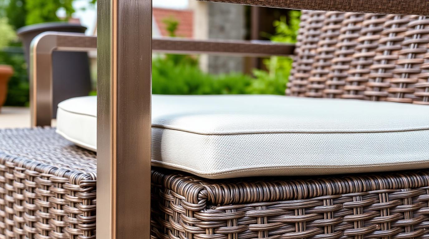 Choosing Outdoor Furniture design concept visualisation photo modern home and garden landscaping. Images and Photos created by www.house-and-garden-designs.com