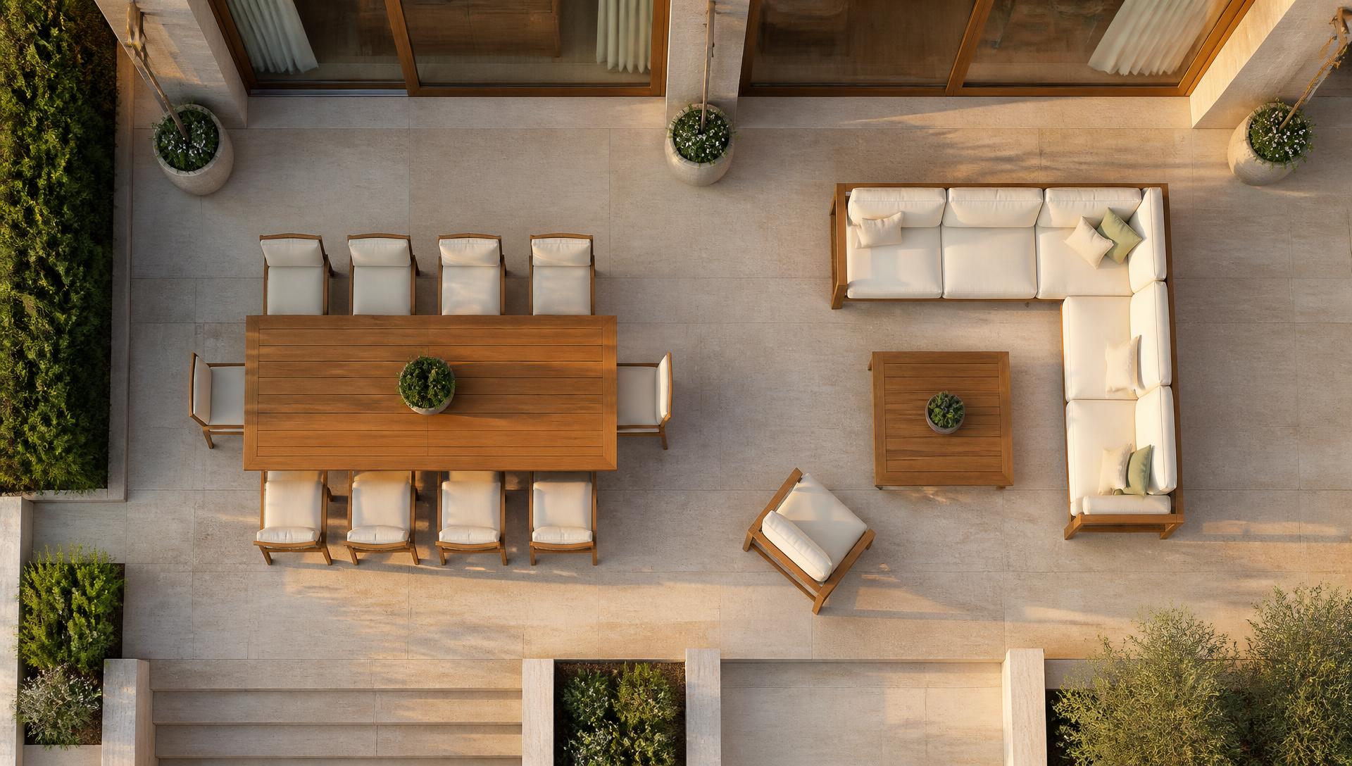 F1 Top Outdoor Furniture design concept visualisation photo modern home and garden. Images and Photos created by www.house-and-garden-designs.com