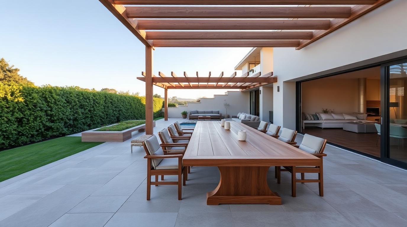 Fc 01 Outdoor Furniture design concept visualisation photo modern home and garden. Images and Photos created by www.house-and-garden-designs.com