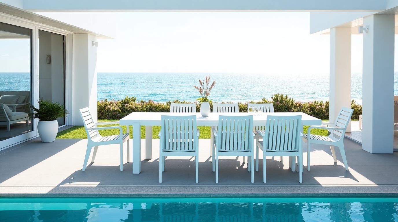 Fc 03 Outdoor Furniture design concept visualisation photo modern home and garden. Images and Photos created by www.house-and-garden-designs.com