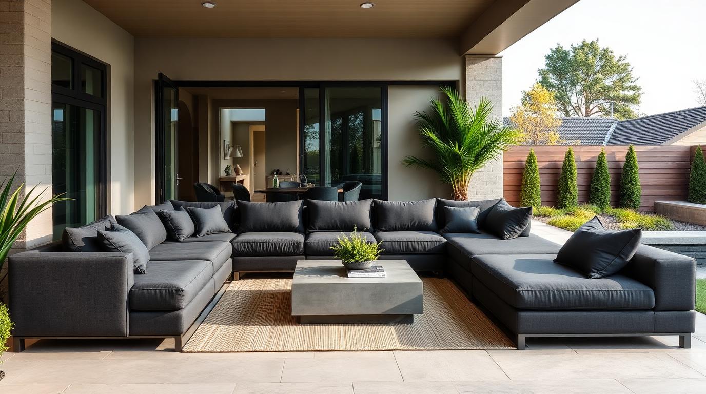 Fc 05 Outdoor Furniture design concept visualisation photo modern home and garden. Images and Photos created by www.house-and-garden-designs.com